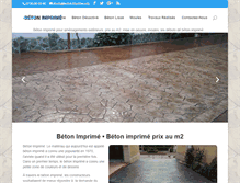 Tablet Screenshot of beton-imprime.org